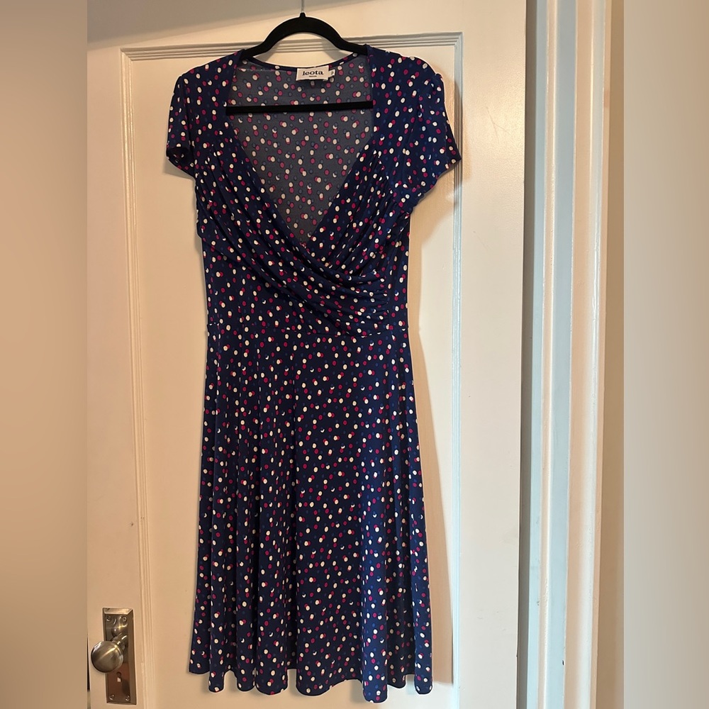Leota blue dress medium